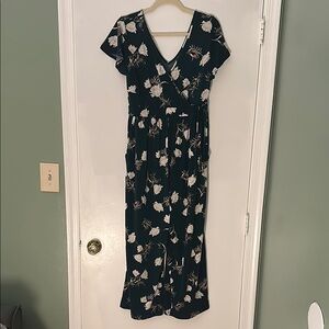 Floral Maternity Romper